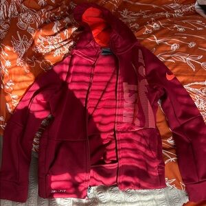 Nike Kids Crimson Hooded Jacket